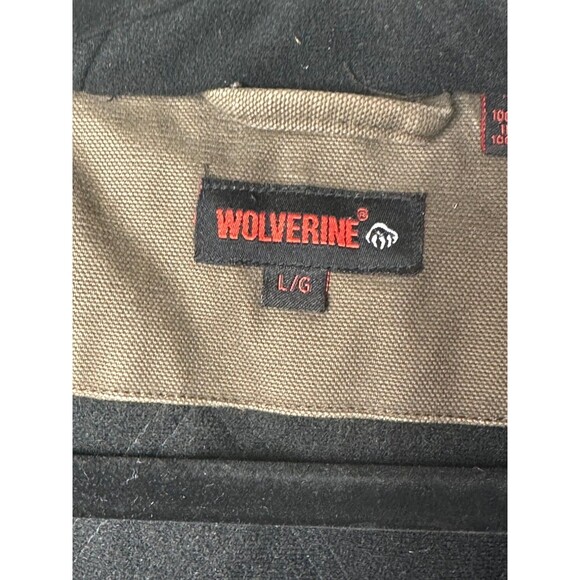 Wolverine Workwear Canvas Jacket Mens Large Y2K Distressed Durable Grunge Skater - Picture 11 of 16